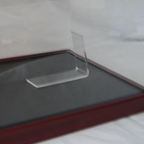 Classic Double Boot Display Case with Large Boot Riser Landscape