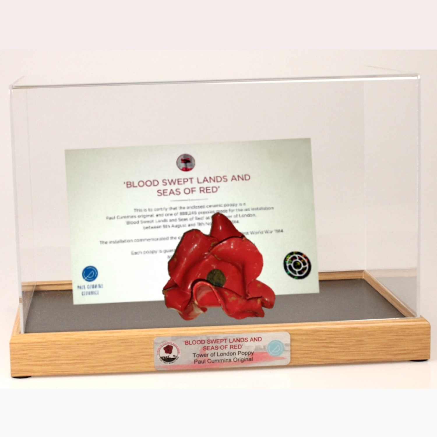 Classic Boot Display Case with Small Boot Riser Landscape