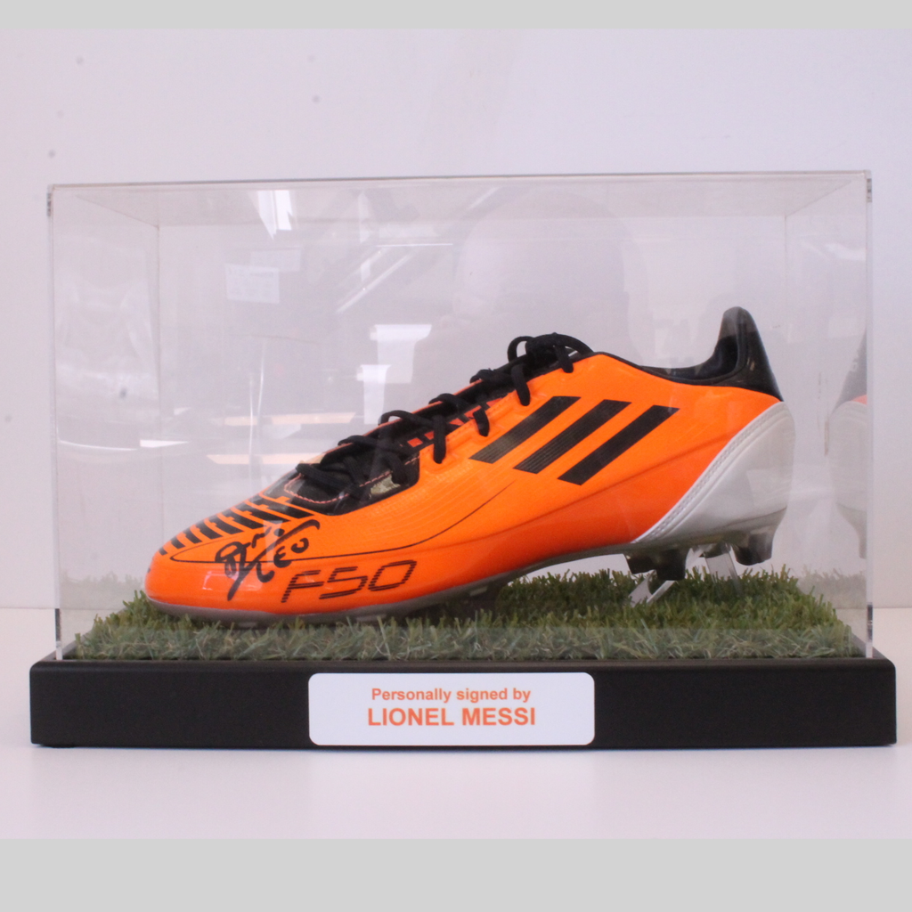 Football Boot Riser Classic Boot Display Case with Small Boot Riser Landscape – Dream Keepers