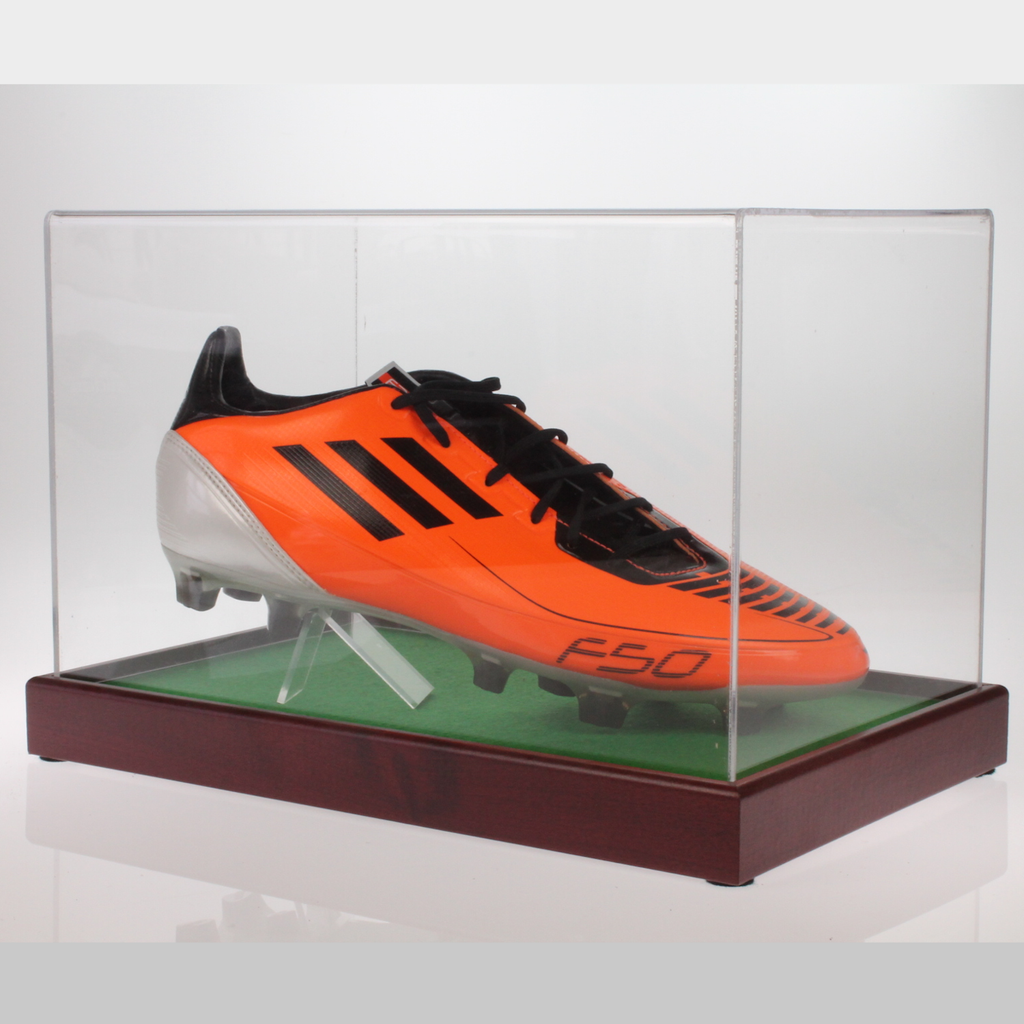 Classic Boot Display Case with Small Boot Riser Landscape