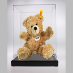 Classic Teddy Bear Display Case Portrait