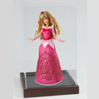 Classic Teddy Bear Display Case Portrait