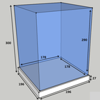 Classic Boxing Glove Display Case Portrait