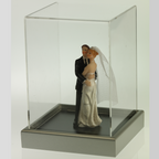 Classic Wedding Cake Topper Display Case