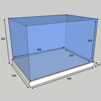 Classic Large Boxing Glove Display Case Landscape