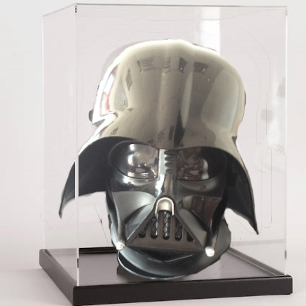 Classic Large Helmet Display Case Portrait