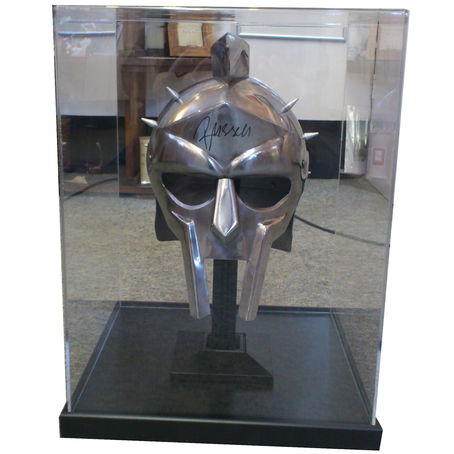 Classic Large Helmet Display Case Portrait