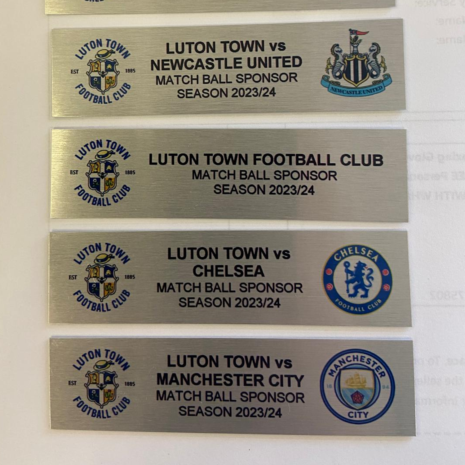 Personalised Plaque 10 x 2.5cm