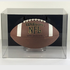 NFL Wilson American football in Wall mount acrylic display case
