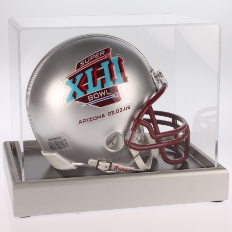 Mini Football Helmet Display Case Pro-Mold Holder! 